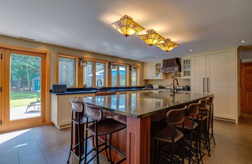 Auburn House | Spectacular Maine Lake House with private waterfront near Bates College
