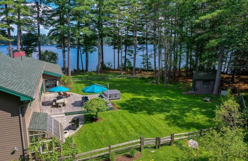 Auburn House | Spectacular Maine Lake House with private waterfront near Bates College