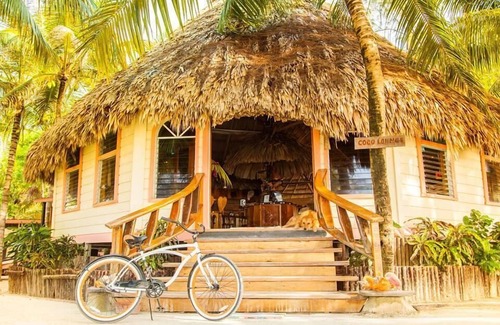 Thatch Caye House | Spectacular Ocean Views Cabana w/Private Oceanfront Balcony & Walk-In Shower