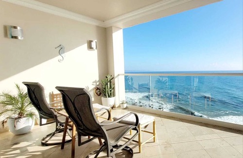 Plan Libertador Condo | Spectacular Oceanfront Sunset View Condo in Rosarito w Heated Pool & Jacuzzis.
