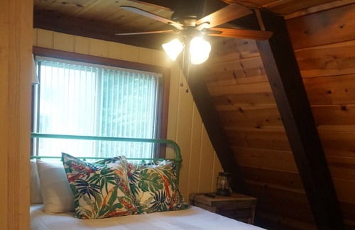 Gladwin Cabin | Spectacular on Secord! A-frame on Secord Lake w/ firepit, beach, internet, etc