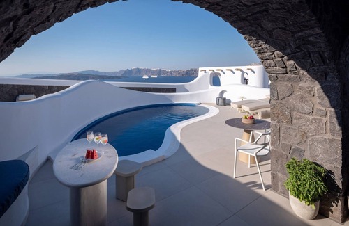 Akrotiri Villa | Spectacular Santorini Villa | Villa Aetheria Retreat | 3 Bedrooms | Beautiful.