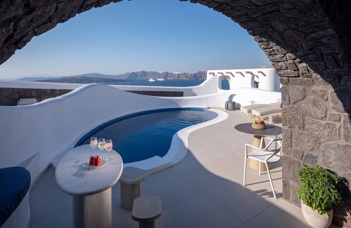 Akrotiri Villa | Spectacular Santorini Villa | Villa Aetheria Retreat | 3 Bedrooms | Beautiful.