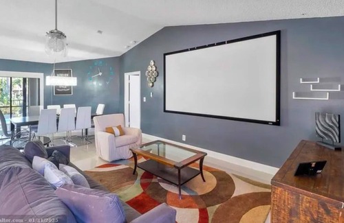 Margate House | Spectacular stylish 4-bedroom home with pool, large screened patio, lake view.