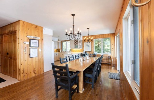 Gravenhurst Cottage | Spectacular View of Lake Muskoka with Guest Cottage above Boathouse