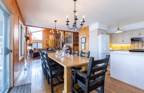Gravenhurst Cottage | Spectacular View of Lake Muskoka with Guest Cottage above Boathouse