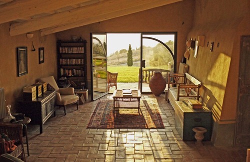 Sarteano Villa | Spectacular views from this villa for 8 in Valdorcia. Private Pool.
