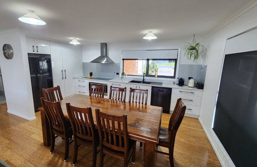 West Coast Tasmania House | Spectacular views of Macquarie Harbour from your very own private deck!