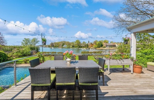 Mamaroneck House | Spectacular Waterfront Summer Rental: Stunning Views, Pool, Hot tub, Gym & Dock