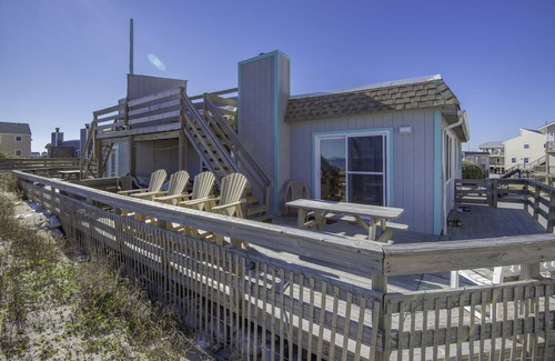 South Nags Head Cottage | Spend your Holidays on the OBX Oceanfront! Location!Location, Location.