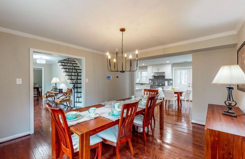 Potomac House | Sprawling Estate with Private Tennis Court & Outdoor Kitchen, Wood Fireplaces