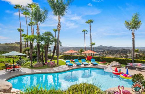Rancho San Diego House | Sprawling Hilltop Retreat- Pool, Views, Sleeps 30!