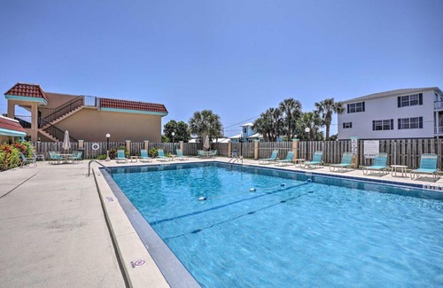Crescent Beach Apartment | St Augustine Getaway with Porch 1 Block to Beach!