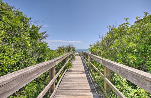 Crescent Beach Apartment | St Augustine Getaway with Porch 1 Block to Beach!