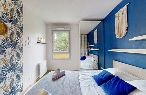 Pont des Demoiselles-Montaudran-La Terrasse Apartment | ST EXUPERY · Terrasse privée - parking - bus