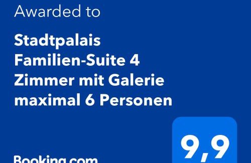Bautzen Apartment | Stadtpalais Familien-Suite 4 Zimmer mit Galerie maximal 6 Personen