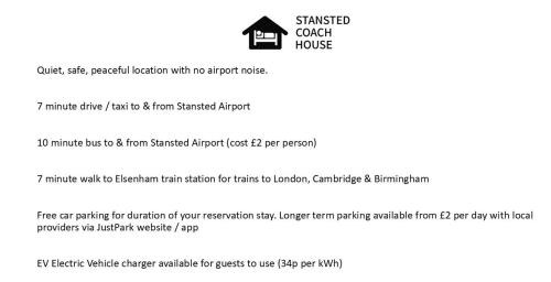Rickling Green Apartment | Stansted Coach House
