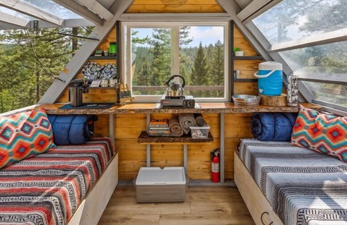 Missoula Cabin | Star-gazing, pet-friendly, remote The Blind Cabin with Hot Tub near Missoula, MT