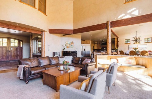 Elk Crossing House | Star Mountain Lodge💎23 Guests🏔️Grotto Waterfall🌊Theater🍿Game room🧖‍♀️Spa