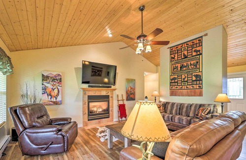 Star Valley Ranch House | Star Valley Ranch Home w/ Snowmobile Parking!