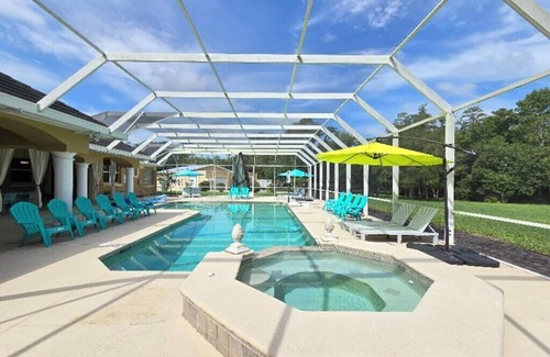 Kissimmee Villa | Stars Manor/Disney/Universal/Private Pool&Gym