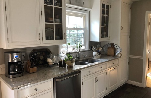 Annapolis House | Stately Brick Ranch On Corner Lot with Private Backyard for Entertaining