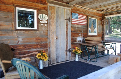 Libby Cabin | Stay at the Ol' Bock Place. Ability to work remotely.