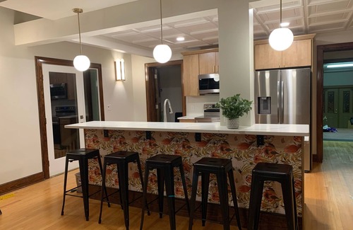 Hamburg House | Stay in a remodeled church near ski hill, snowmobile trails and river to kayak!