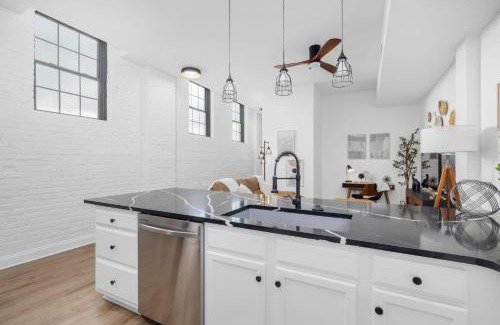 Johnson City Apartment | Stay in heart of Johnson City * Urban Loft *