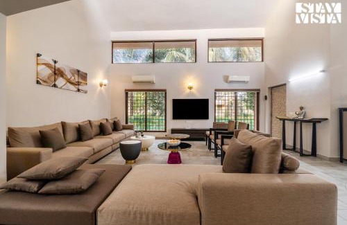 Vedic Village Villa | StayVista at Simply Beige with Jacuzzi, Wi-Fi, BBQ
