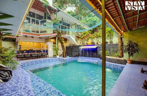 Saipem Villa | StayVista at The Green Post with BBQ, Pool, AC