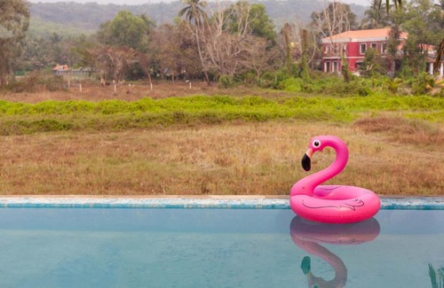 Parra Villa | StayVista Bella Antlia 3BHK, with Pvt Pool & Paddy view- Parra, North Goa