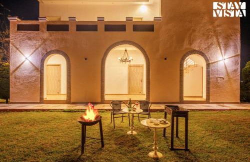 Pathankot Villa | StayVista's Lake Pearl Serenity - Riverside, Mountain-View Villa with Jacuzzi, Sprawling Lawn & Terrace