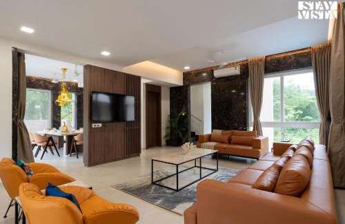 St.Stanislaus Villa Villa | StayVista's Rosso with Outdoor Pool, Theatre-Disc Room & Games Room