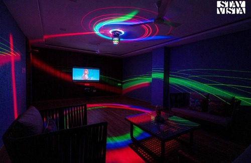 St.Stanislaus Villa Villa | StayVista's Rosso with Outdoor Pool, Theatre-Disc Room & Games Room