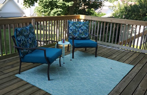 Auburn Apartment | Steel Hideaway, first floor easy access, king bed, fenced yard, fast wifi