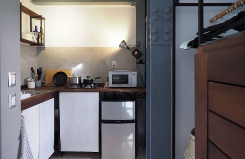 Ciudad Nueva Apartment | Steel-Loft Studio 02 - cozy, king-size-bed, sea-view terraces, AC, work WiFi-120