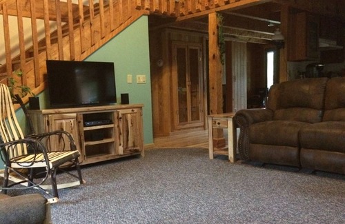 Nadeau House | "Steelhead Lodge" Log Home On The Big Cedar River