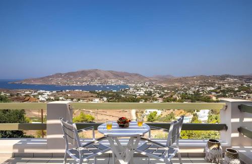 Posidonia Villa | Stelios-Korina Villa with Pool and Stunning View in Syros Posidonia