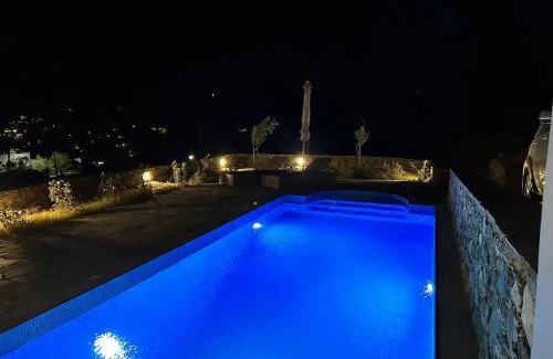Posidonia Villa | Stelios-Korina Villa with Pool and Stunning View in Syros Posidonia
