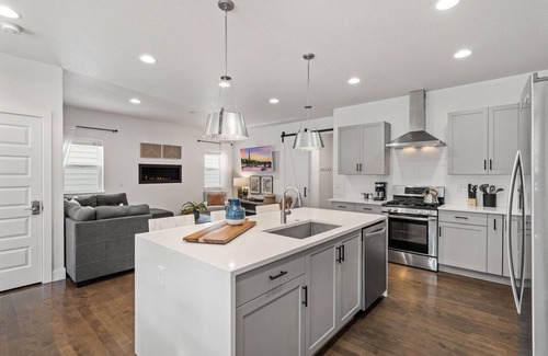 Old Town North House | Steps from River & Old Town - Hot Tub & King Bd