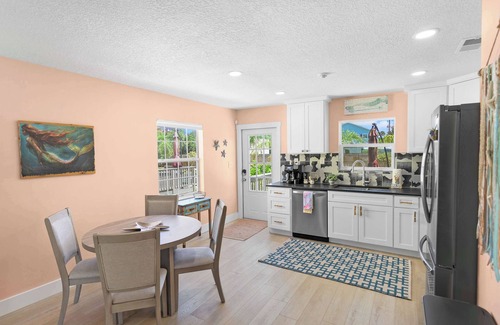 Crescent Beach House | Steps to Beach, Patio, Fire Pit, Tropical Oasis