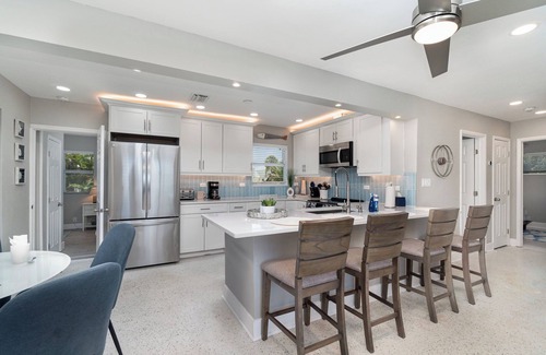 Fort Myers Beach House | Steps to Gulf! 4BR One-Level Pool Home – Perfect VRBO Beach Stay!