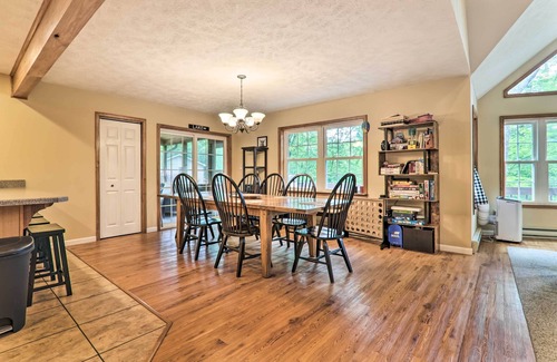 Gouldsboro House | Steps to River: Big Bass Lake House w/Grill!
