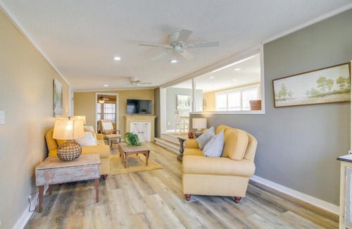 Tunica House | Steps to Tunica Lake Outdoor Retreat with Fire Pit