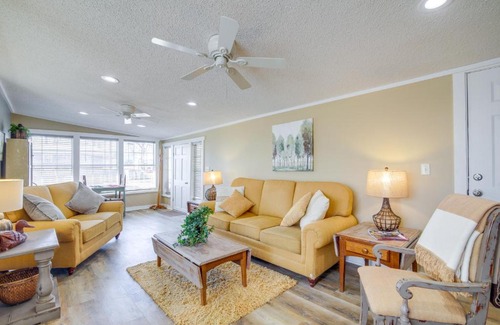 Tunica House | Steps to Tunica Lake Outdoor Retreat with Fire Pit