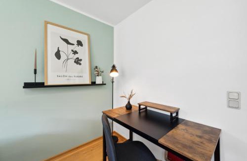 Hetzerath Apartment | stern12 SIRIUS Küche WLAN Arbeitsplatz Parken