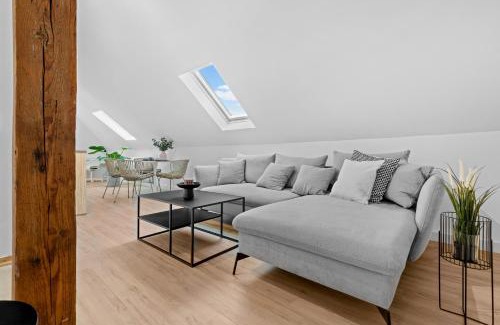 Links der Wertach-Sud Apartment | Stilvolle Wohnung: Private Dachterrasse - zentral