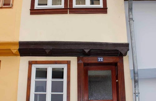 Quedlinburg House | Stobenstrasse Holiday Home | small half-timbered house with private garden terrace