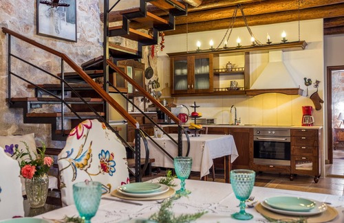 Goni Villa | Stone Built villa Galatia Poolside & Perfect View